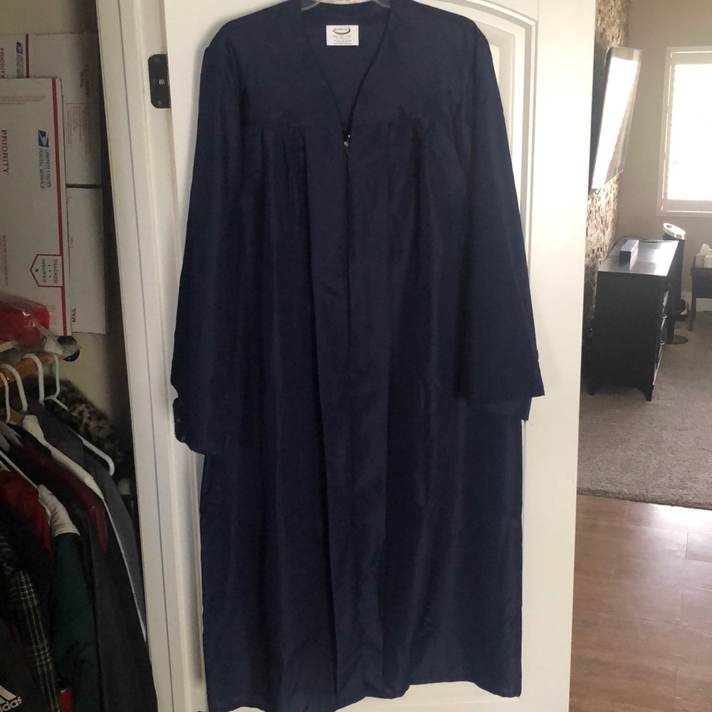 Navy Graduation Gown